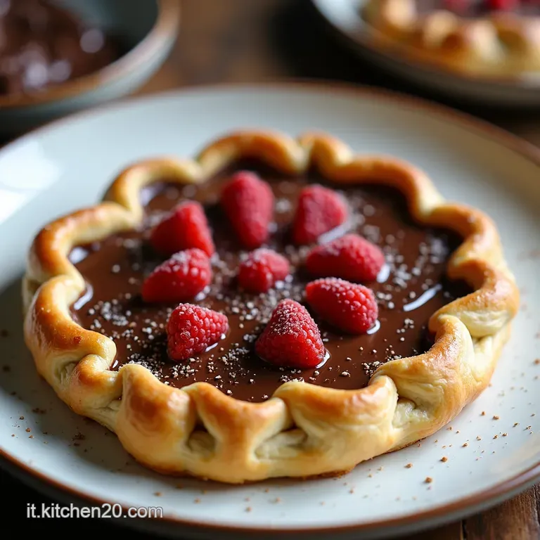 Crostata Paradiso Ricotta Nutella e Gocce di Cioccolato