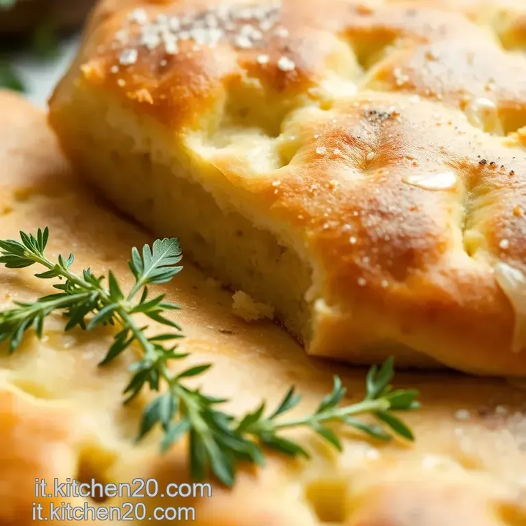 Focaccia Pugliese presentation