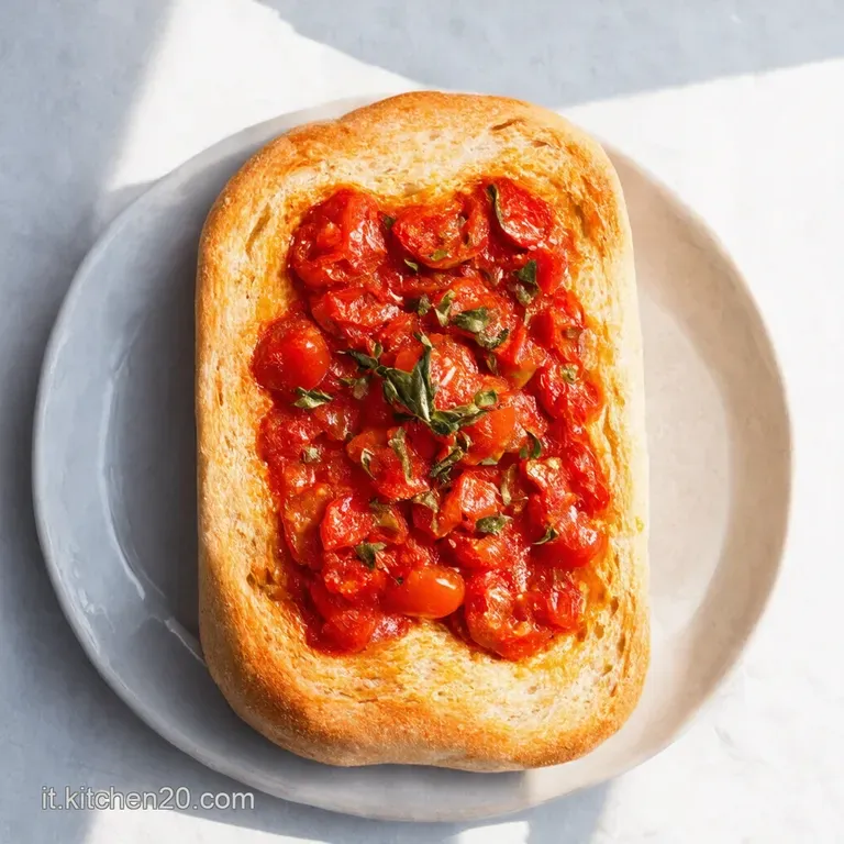 Focaccia Veloce al Pomodoro e Origano