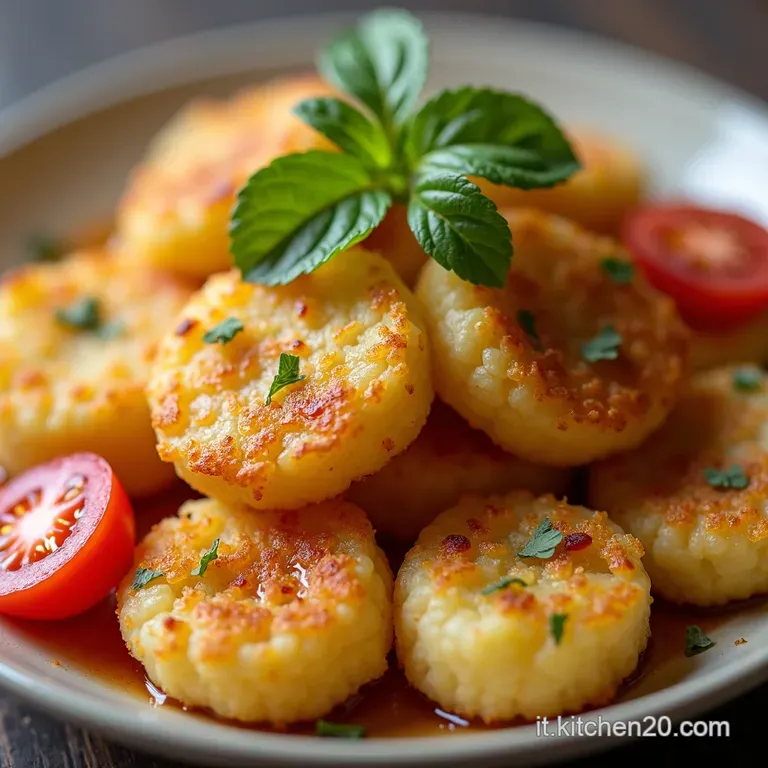 Frittelle della Nonna Ripiene di Prosciutto e Formaggio