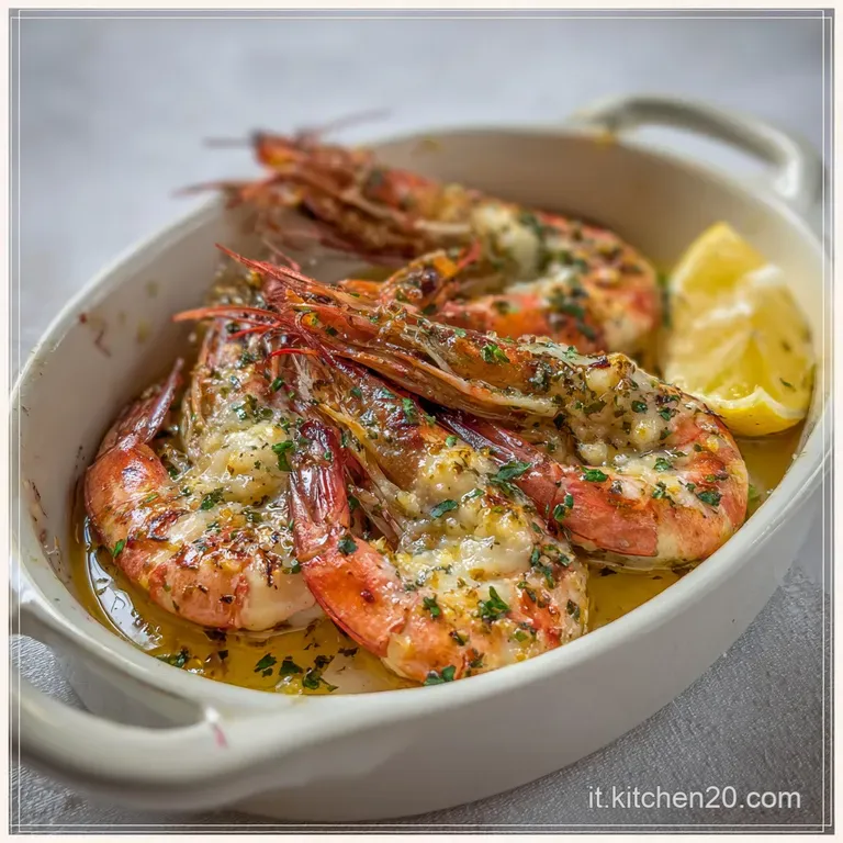 Ricetta di Gamberoni al Forno