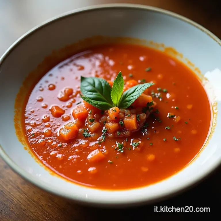 Gazpacho Rosso Classico Il Nettare Fresco dellEstate Spagnola