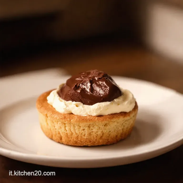 Girelle Golose Di Savoiardi Nutella E Mascarpone presentation