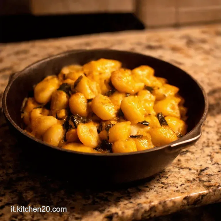 Gnocchi Di Melanzane Al Pomodoro Fresco presentation