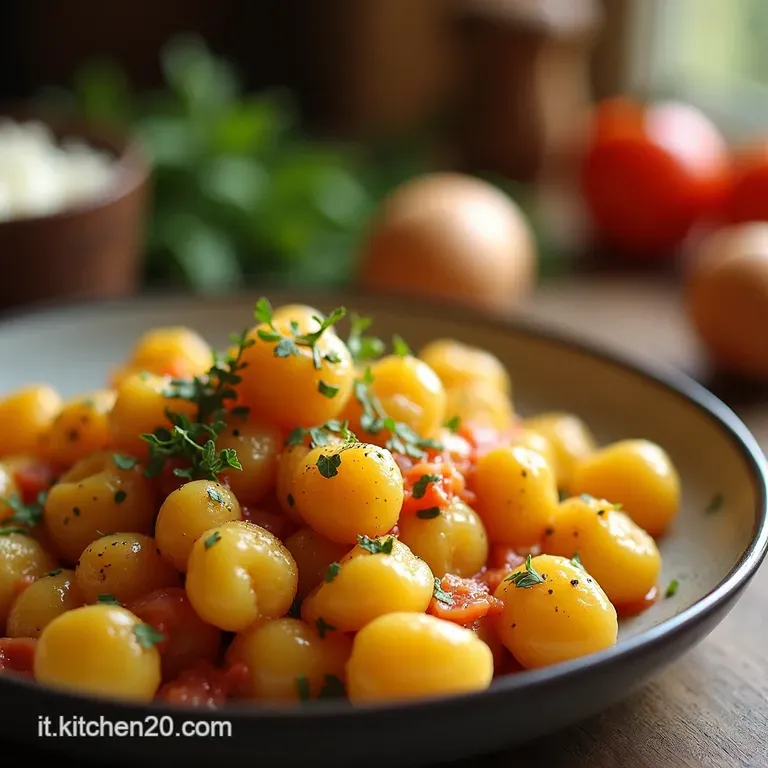 Gnocchi Di Patate Freschi Alla Giada presentation