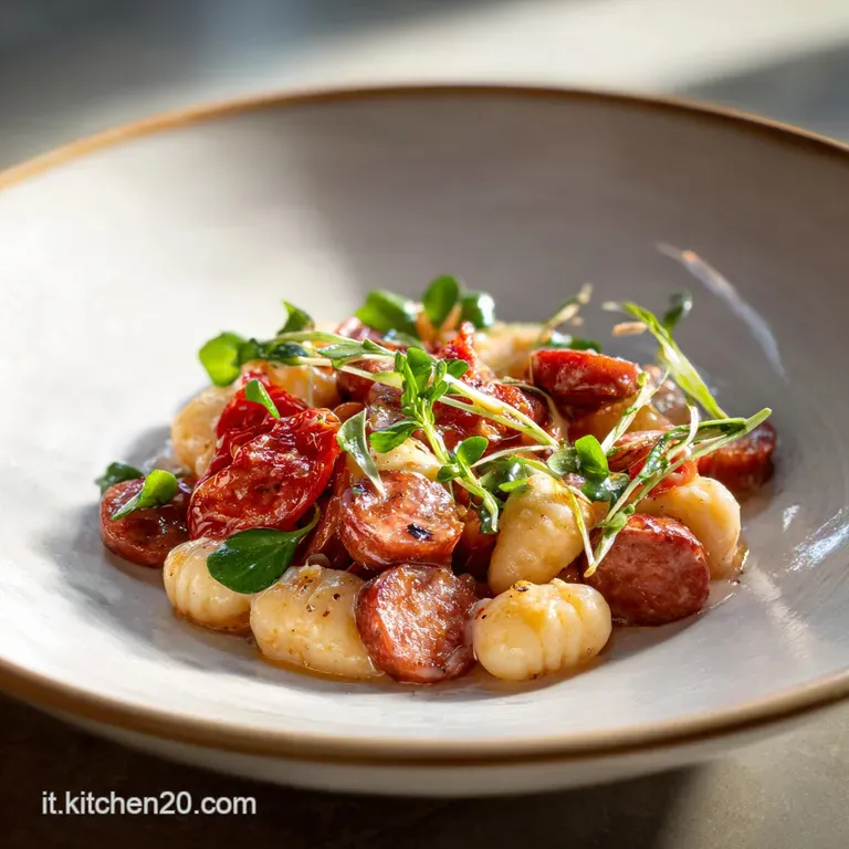 Gnocchi Salsiccia e Stracchino Cremosi
