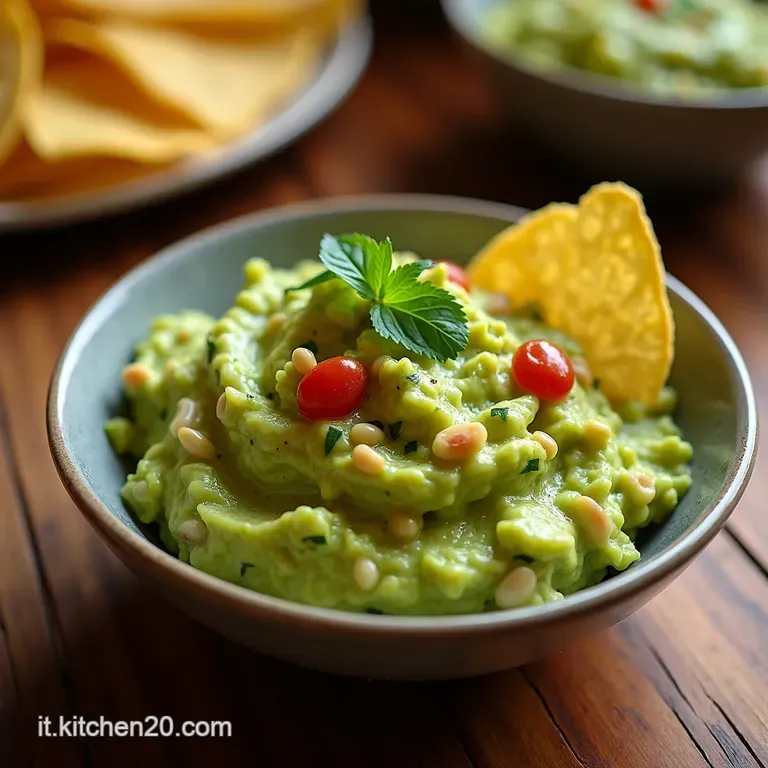 Guacamole da Ristorante La Perfezione Cremosa e Piccante