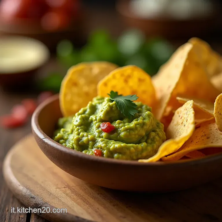 Guacamole Espresso E Chips Il Classico Perfetto Per Laperitivo presentation