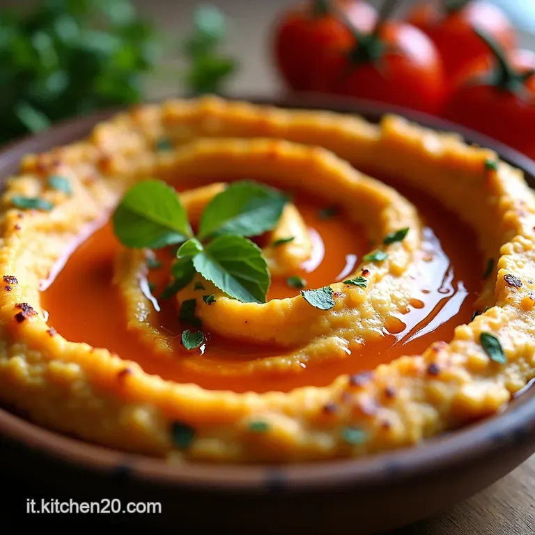 Hummus Di Ceci Al Chipotle Infuocato presentation