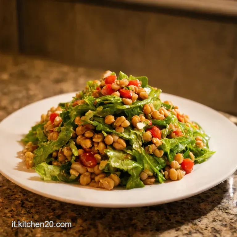 Insalata Di Farro Alla Mediterranea presentation