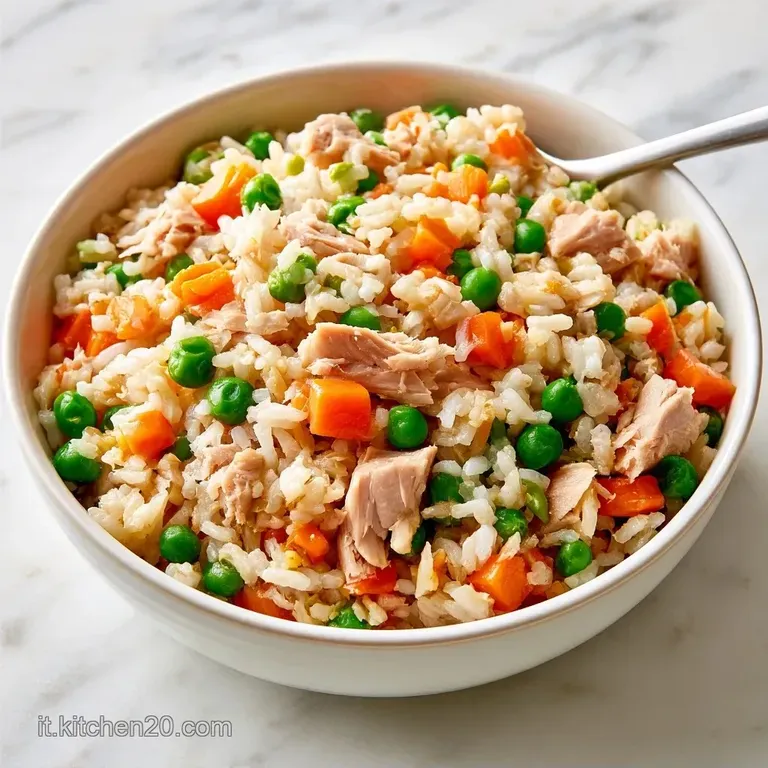 Insalata di Riso con Tonno e Piselli