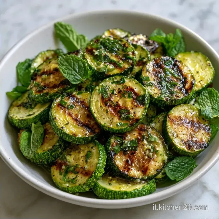 Insalata Di Zucchine Grigliate Leggera
