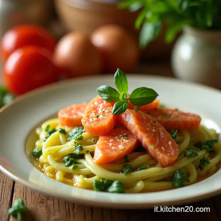 Insalata Estiva Di Ceci Salmone E Melone presentation
