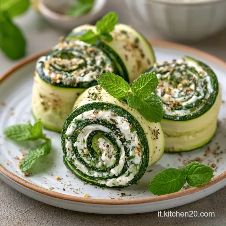 Involtini Di Zucchine Sfiziosi con Ricotta