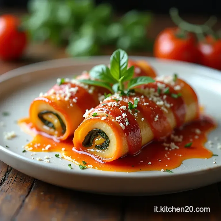 Involtini di Melanzane Svelti in Padella Filanti al Prosciutto e Provola Affumicata