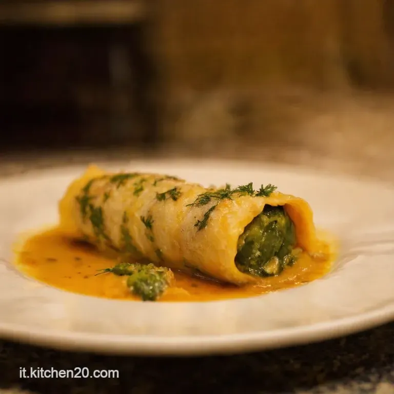 Involtini Primavera Alla Romana presentation