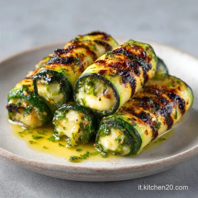 Involtini Zucchine Grigliate Vegan: Cremosi e Freschi