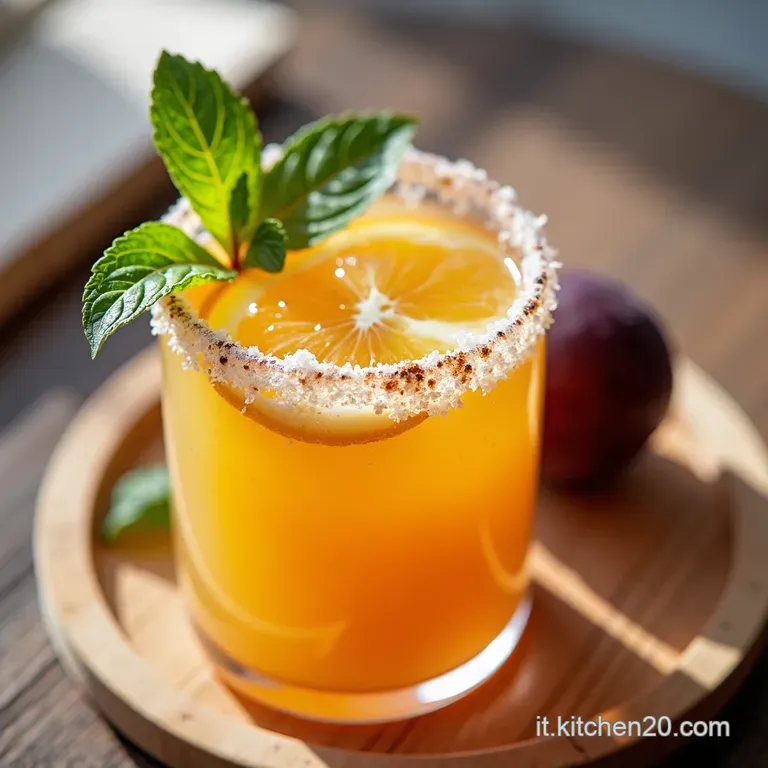 Keto Passion Fruit Cooler Fuga Esotica in un Bicchiere