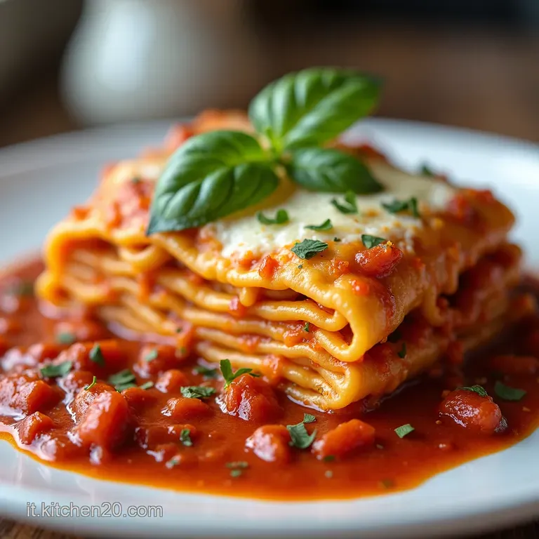 Lasagna Rivisitata Gnocchi Fatti in Casa al Fornello Strati di Tradizione Veloce