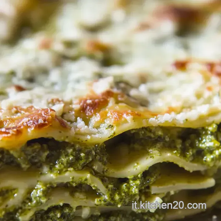 Lasagne al Pesto: Un Esplosione di Sapori Liguri