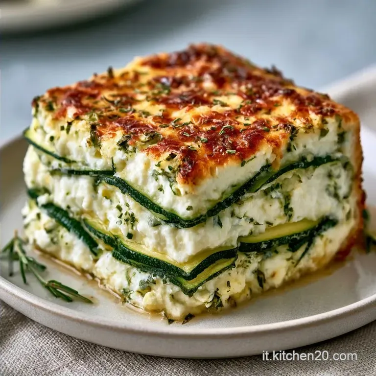Lasagne Vegetariane alle Zucchine Cremose