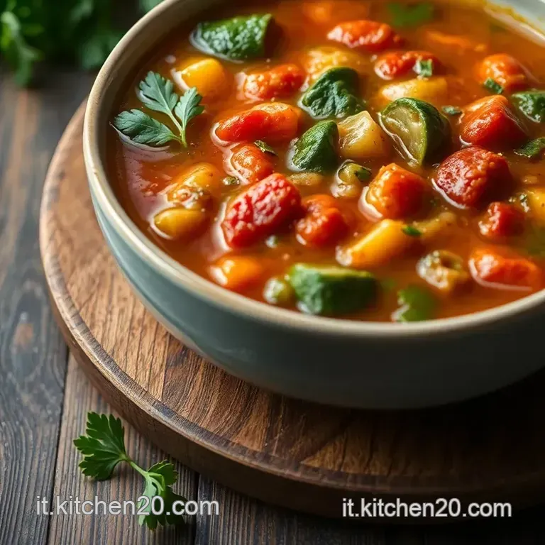 Minestrone Di Verdure: Ricetta Della Nonna Rivisitata presentation