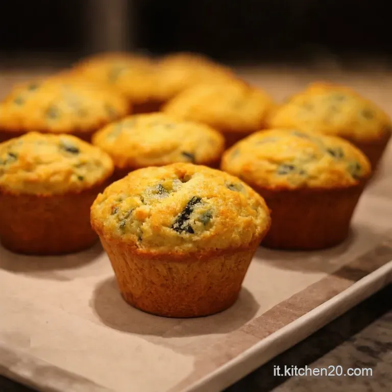 Muffin Salati Alla Mediterranea presentation