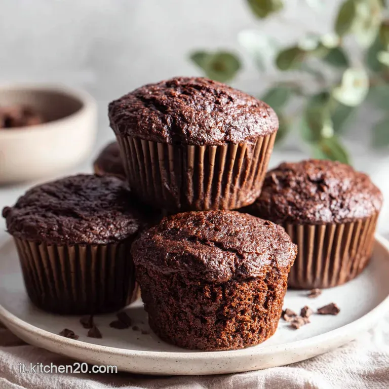 Muffin Vegani al Cioccolato Morbidissimi