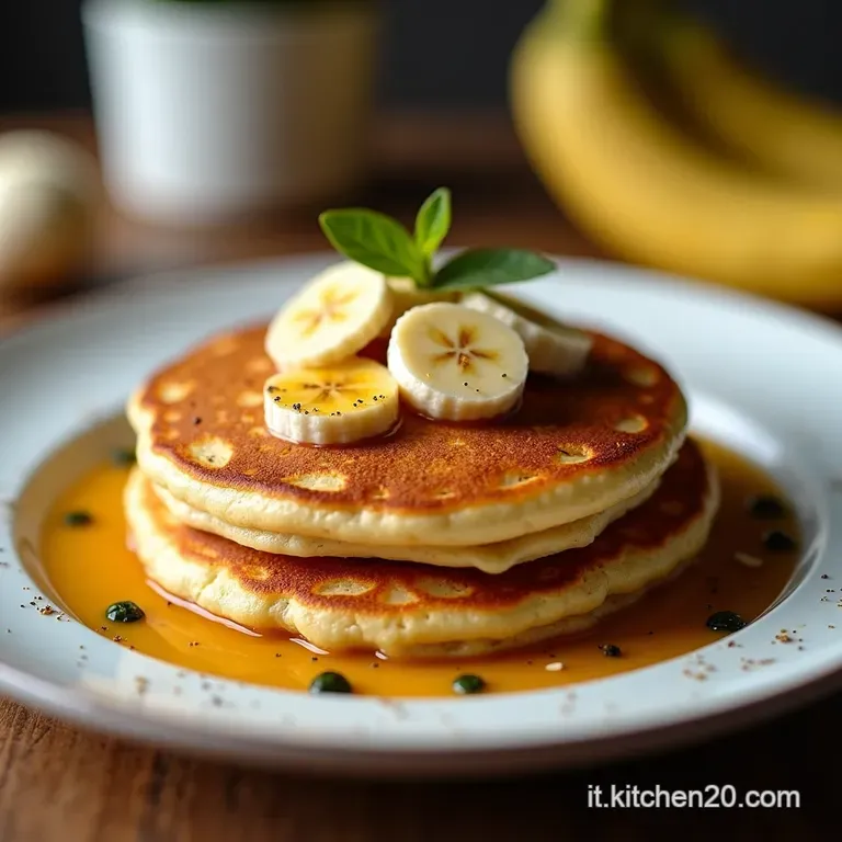 Pancake alla Banana UnEsplosione di Sofficit&agrave;