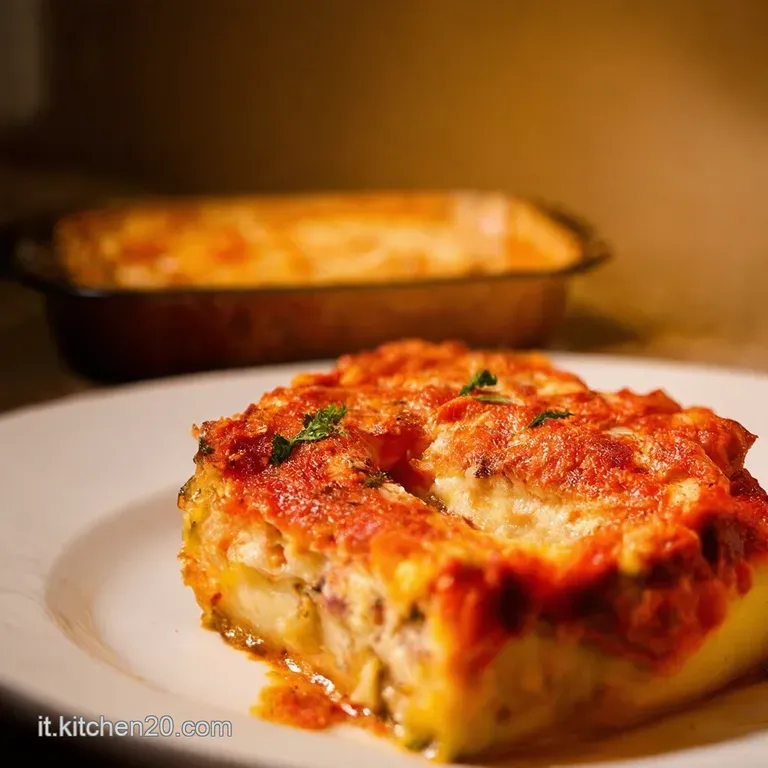 Parmigiana Di Melanzane Perfetta presentation