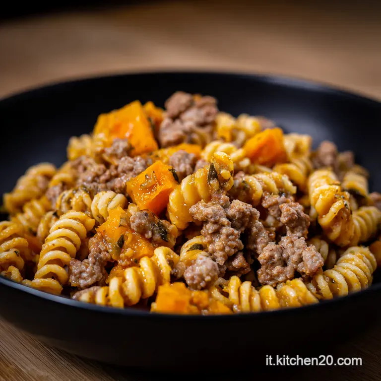 Pasta alla Salsiccia e Zucca: Un Abbraccio Autunnale