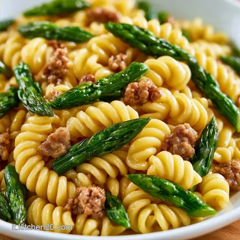 Pasta Asparagi e Salsiccia Veloce: Cremosa e Rustica