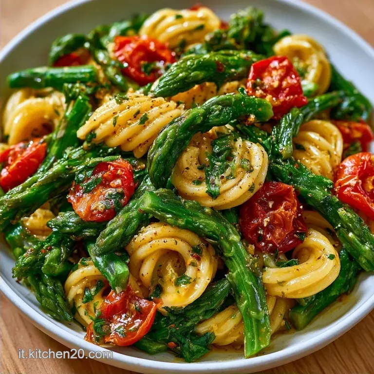 Pasta Asparagi Selvatici e Pomodorini: Gusto Rustico