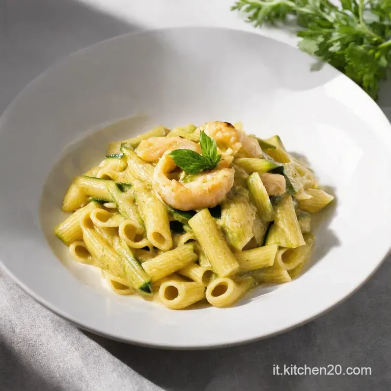 Pasta Gamberetti e Zucchine UnEsplosione di Sapori Mediterranei
