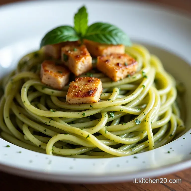 Pasta Pesto e Tonno UnEsplosione di Sapori Mediterranei