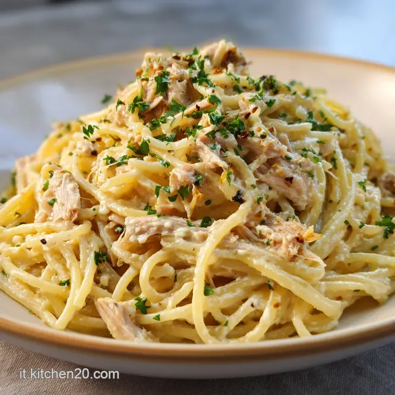 Pasta al Tonno e Limone: Vellutata Senza Latticini