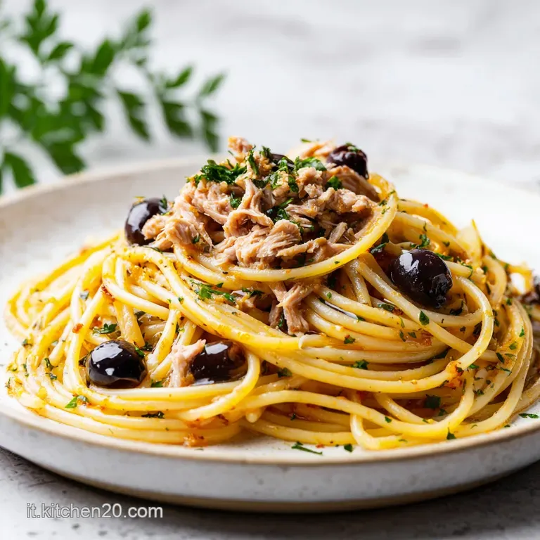 Pasta Tonno e Olive: Ricetta Veloce