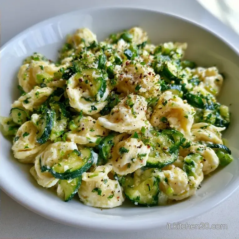 Pasta Zucchine E Ricotta Light al Limone