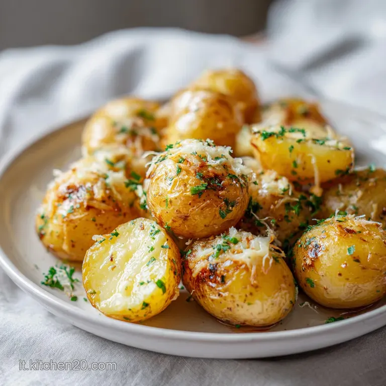 Patate Novelle al Formaggio Croccanti