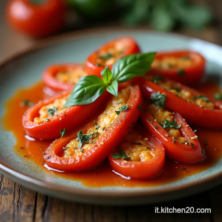 Peperoni Rassommandati al Forno Il Segreto della Mollica Croccante Pugliese