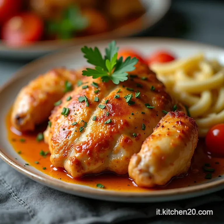 Petto di Pollo Farci al Forno alla Contadina