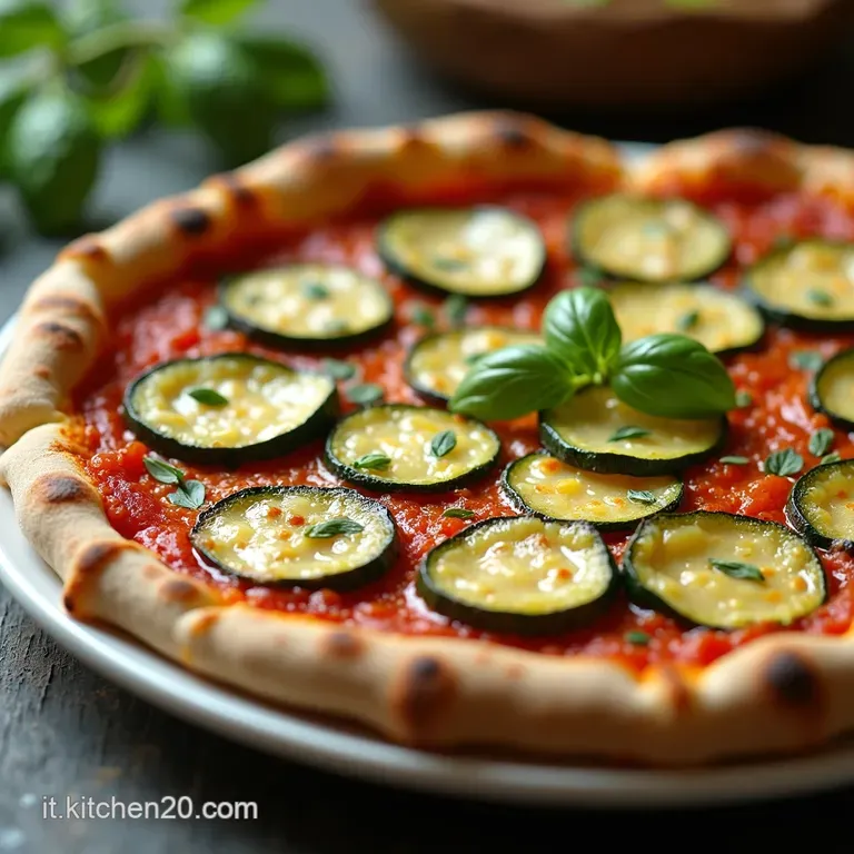 Pizza di Zucchine Capricciosa al Volo