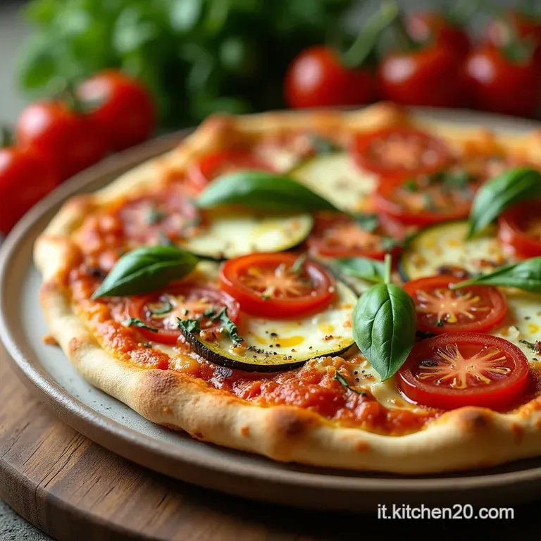 Pizza Estiva Capricciosa su Base Croccante di Zucchine Senza Farina e Leggerissima