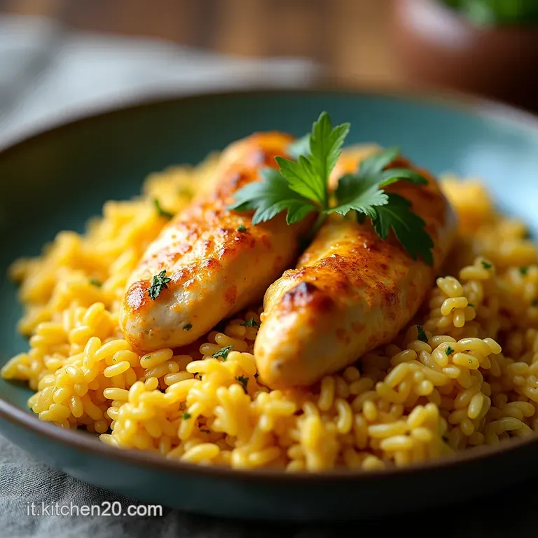 Pollo al Curry Cremoso Alla Romana