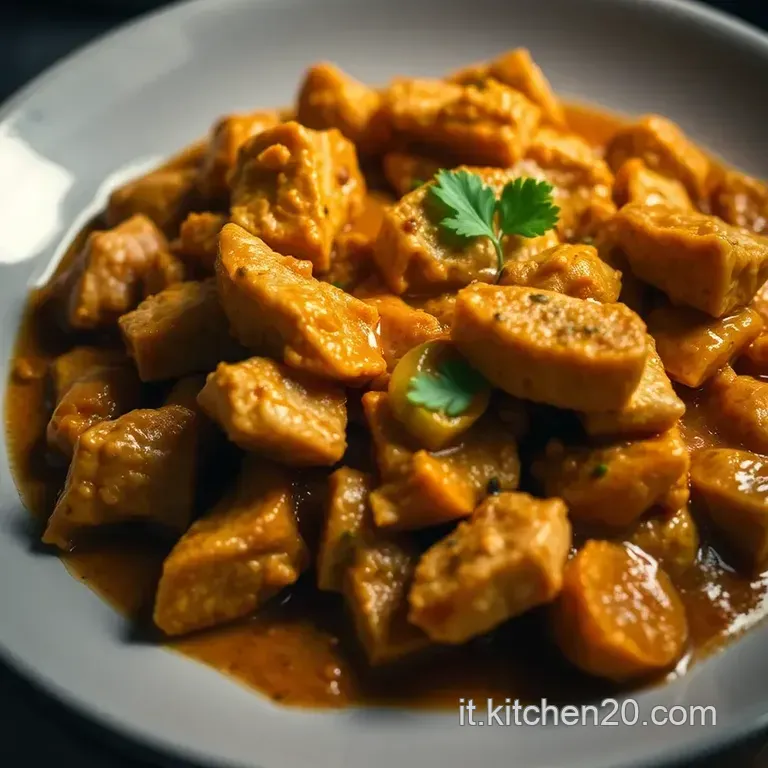 Pollo Al Curry Profumato presentation