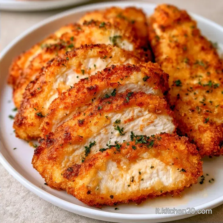 Pollo Impanato Al Forno Croccante