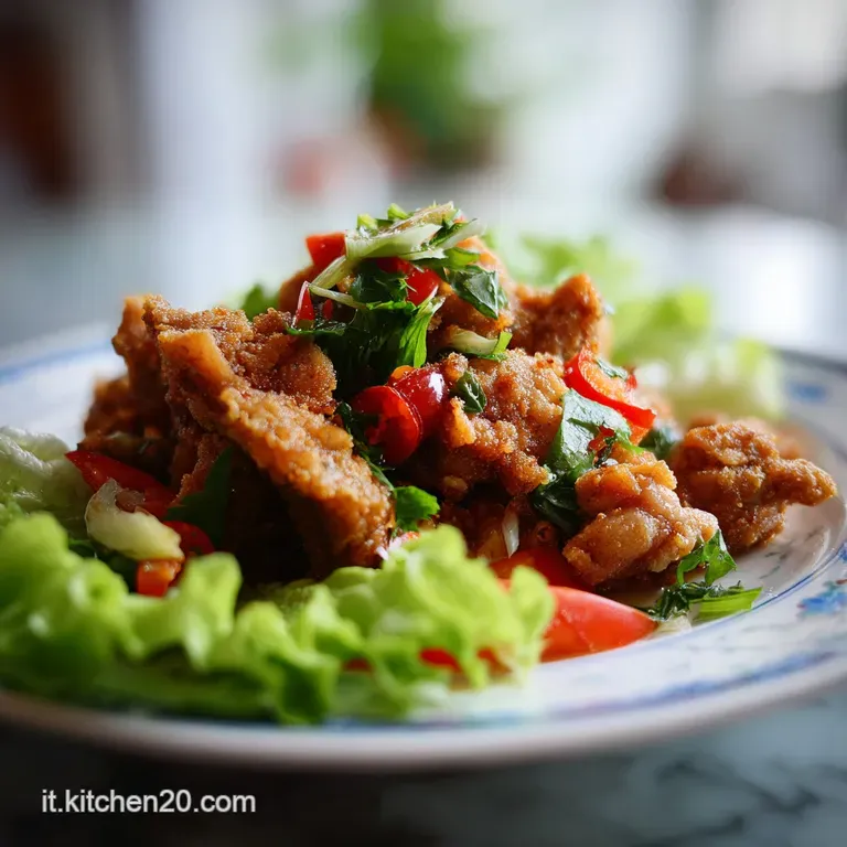 Pollo Thailandese: Salsa al Cocco e Spezie