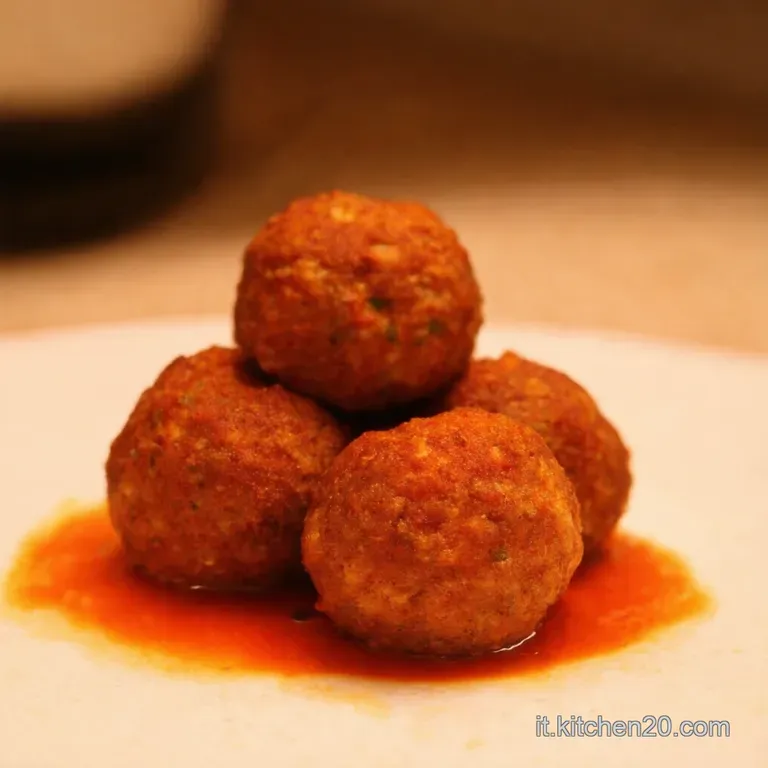 Polpette Della Nonna Classic Italian Meatballs presentation