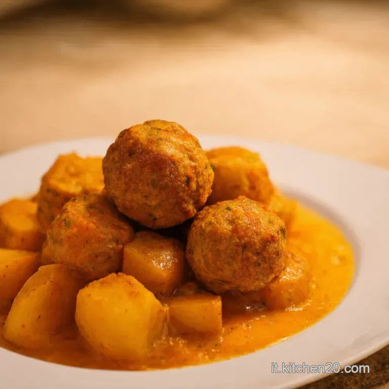 Polpette Di Zucca E Patate Al Formaggio Filanti presentation