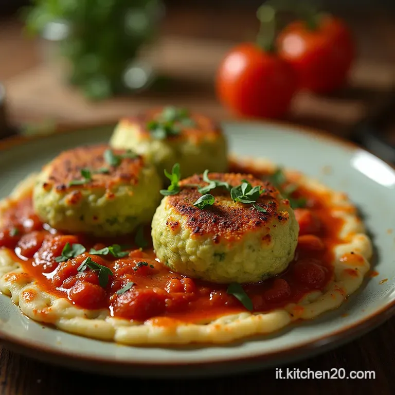 Polpette Di Zucchine Verdi Croccanti La Versione Al Forno Saporita E Senza Frittura presentation